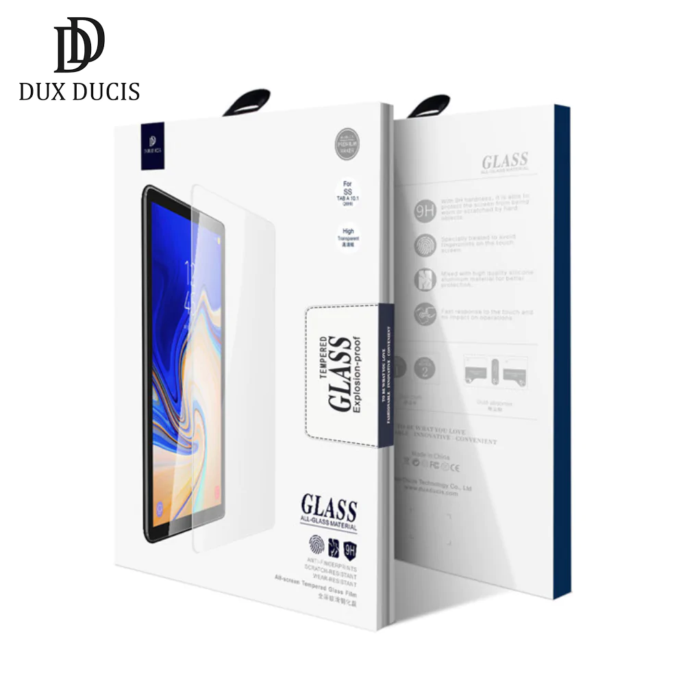 Verre Trempé Classique Dux Ducis pour Samsung Galaxy Tab A 10.1" 2019 4G T515 / Galaxy Tab A 10.1" 2019 WI-FI T510