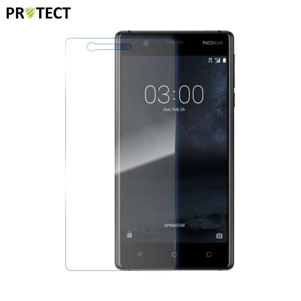 Verre Trempé Classique PROTECT pour Nokia 3 Transparent