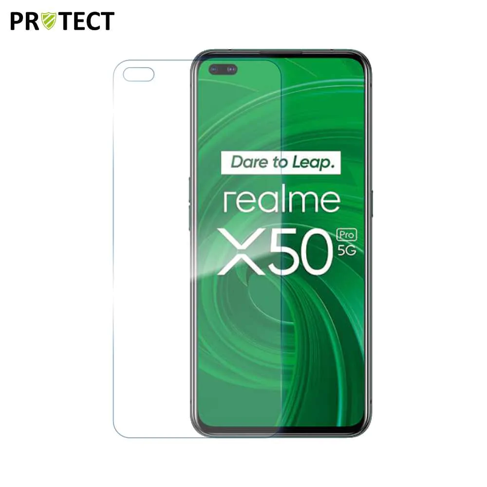 Verre Trempé Classique PROTECT pour Realme X50 Pro 5G Transparent