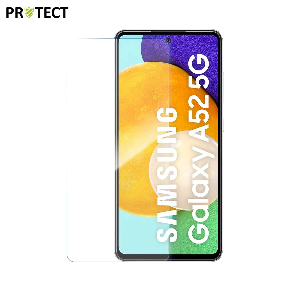 Verre Trempé Classique PROTECT pour Samsung Galaxy A52 5G A526 / Galaxy A52 4G A525/Galaxy A52s 5G A528 Transparent
