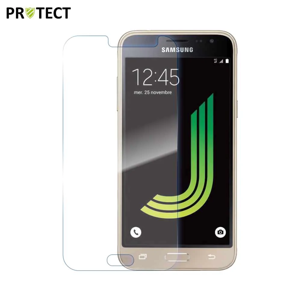 Verre Trempé Classique PROTECT pour Samsung Galaxy J3 2016 J320 Transparent