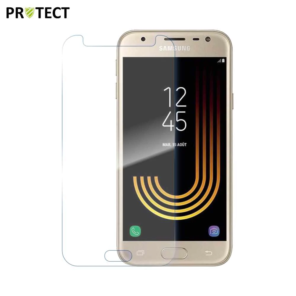 Verre Trempé Classique PROTECT pour Samsung Galaxy J3 2017 J330 Transparent