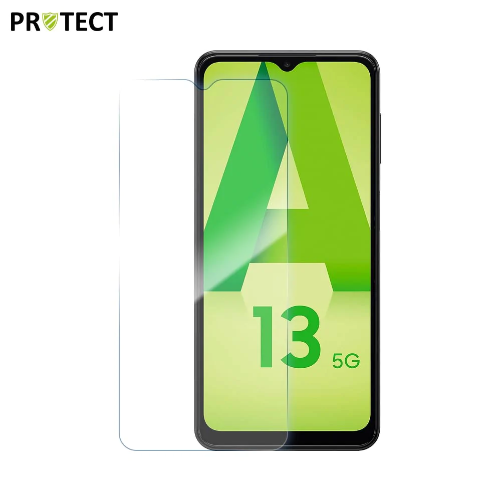 Verre Trempé Classique PROTECT pour Samsung Galaxy A13 5G A136 Transparent