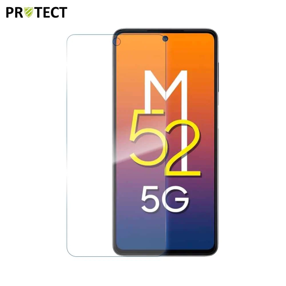 Verre Trempé Classique PROTECT pour Samsung Galaxy M52 5G M526 Transparent