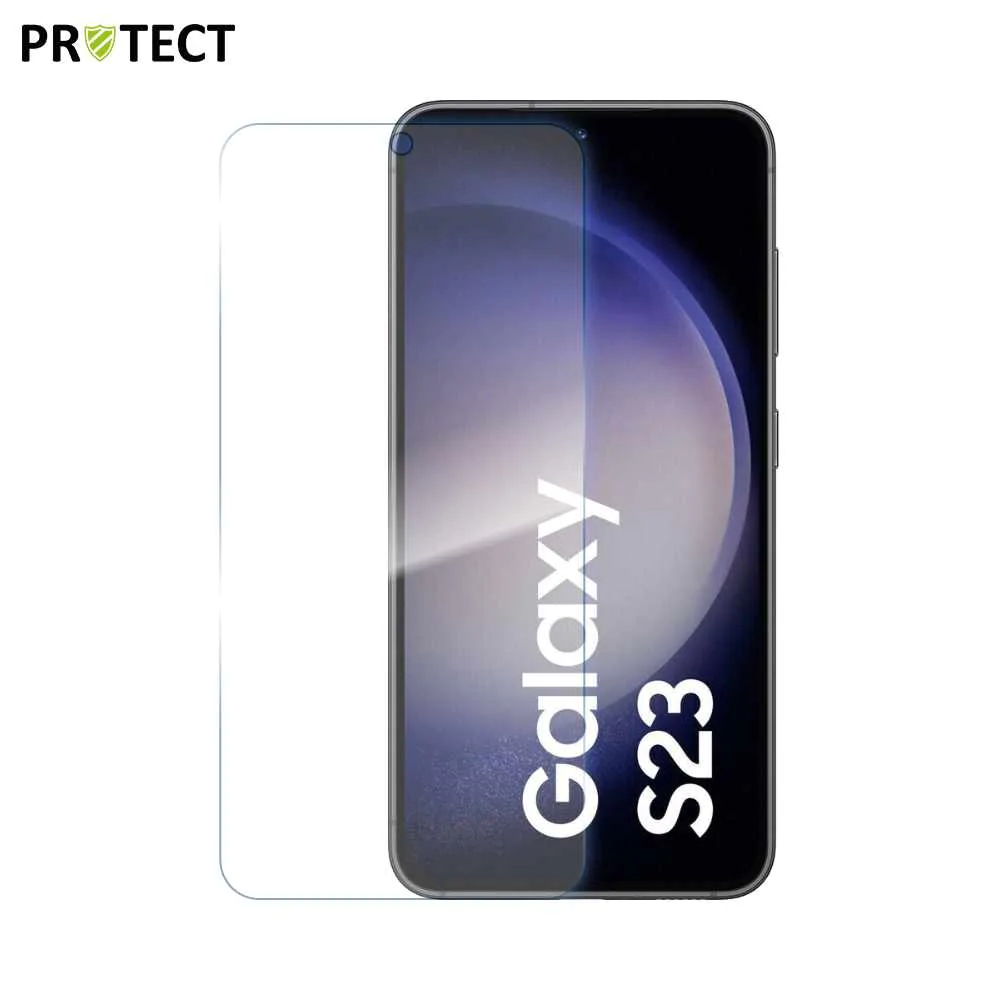 Verre Trempé Classique PROTECT pour Samsung Galaxy S23 5G S911 Transparent