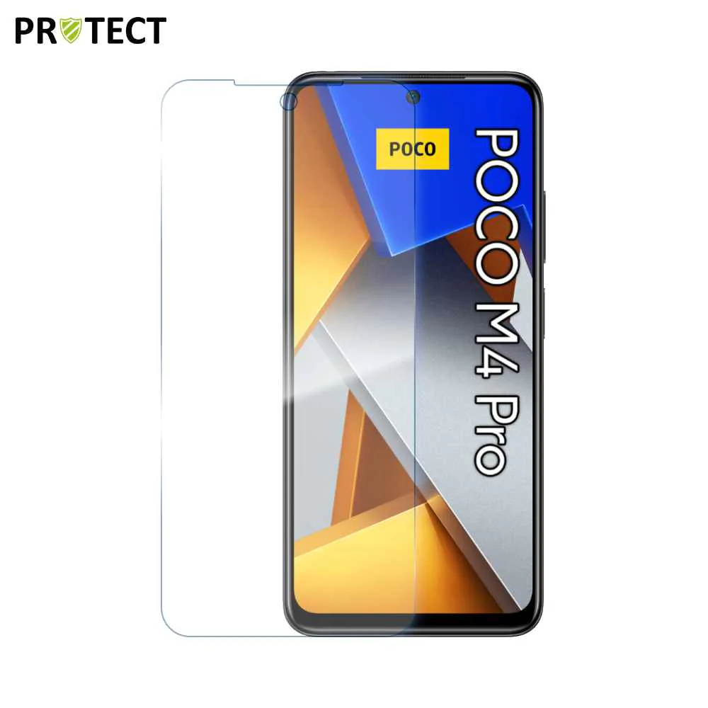 Verre Trempé Classique PROTECT pour Xiaomi Poco M4 Pro 4G Transparent