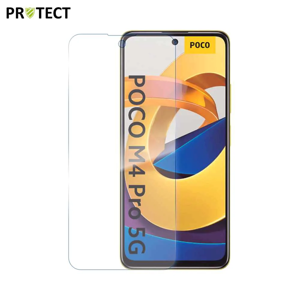 Verre Trempé Classique PROTECT pour Xiaomi Poco M4 Pro 5G Transparent