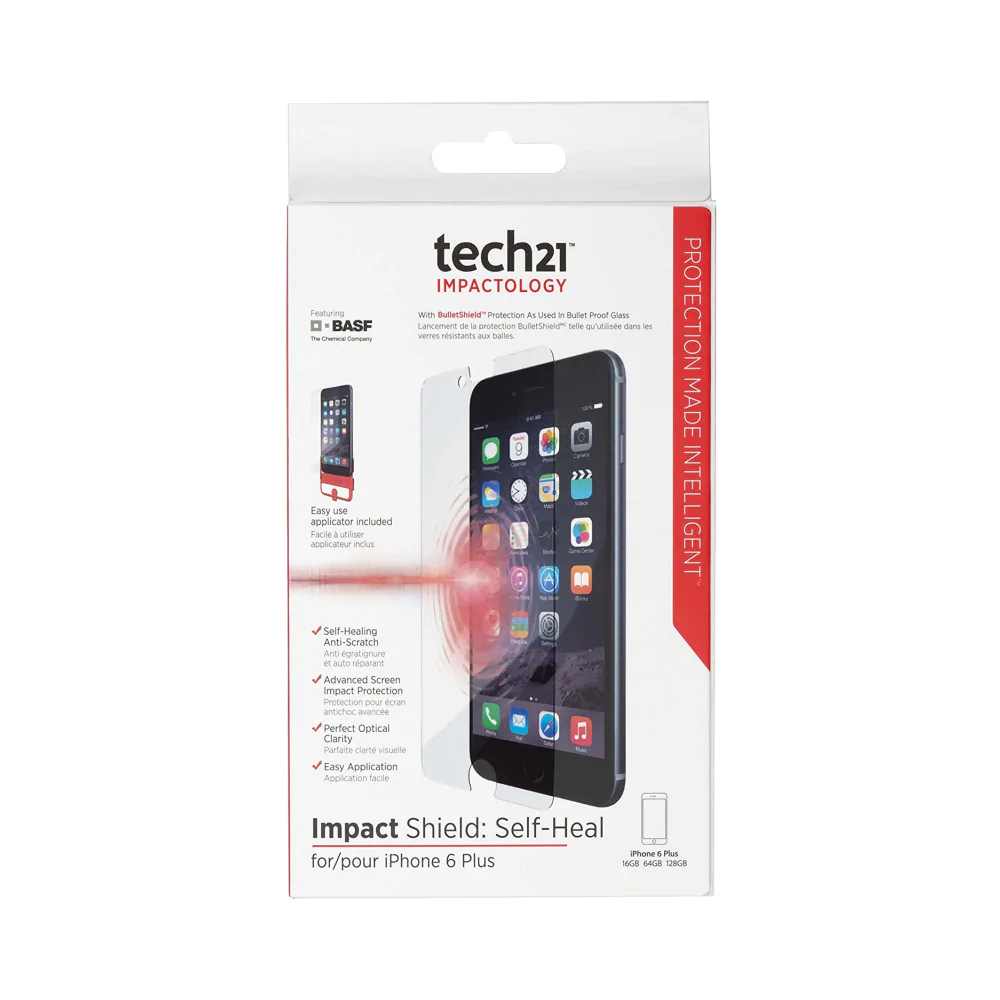 Verre Trempé Classique Tech21 pour Apple iPhone 6 / iPhone 6S Transparent