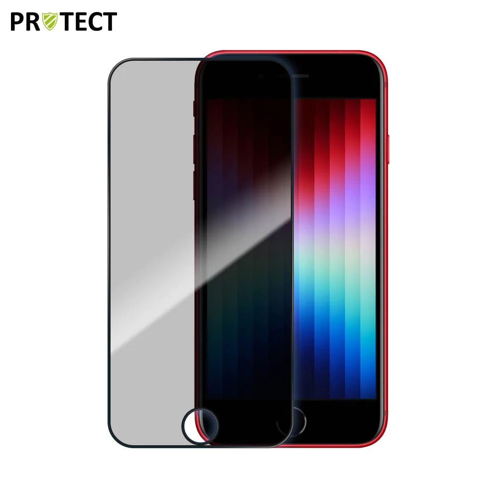 Verre Trempé PRIVACY PROTECT pour Apple iPhone 6 / iPhone 6S/iPhone 7/iPhone 8/iPhone SE (2nd Gen)/iPhone SE (3e Gen) Transparent