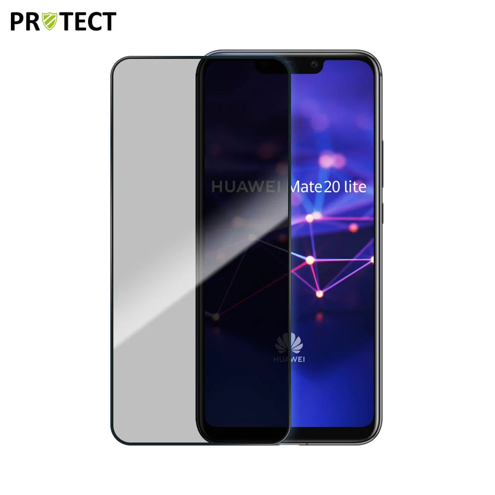Verre Trempé PRIVACY PROTECT pour Huawei Mate 20 Lite Transparent