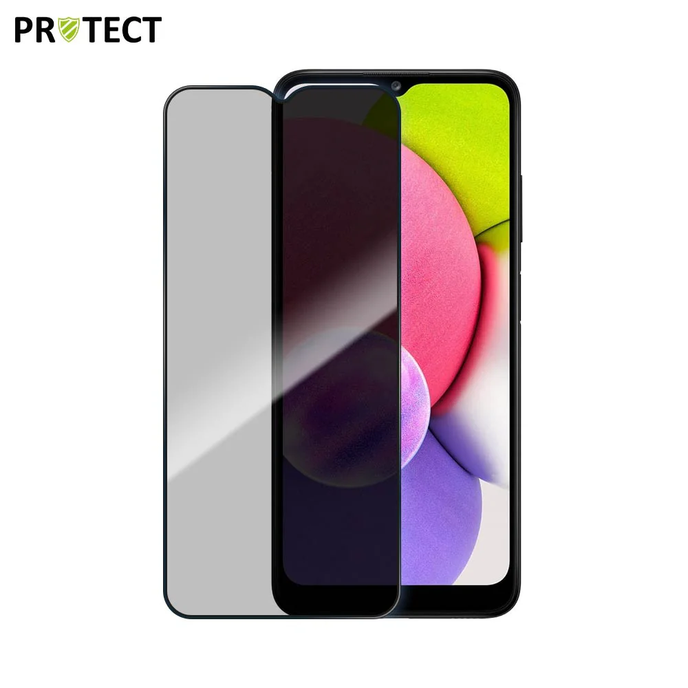 Verre Trempé PRIVACY PROTECT pour Samsung Galaxy A03s A037 / Galaxy A03 A035F Transparent
