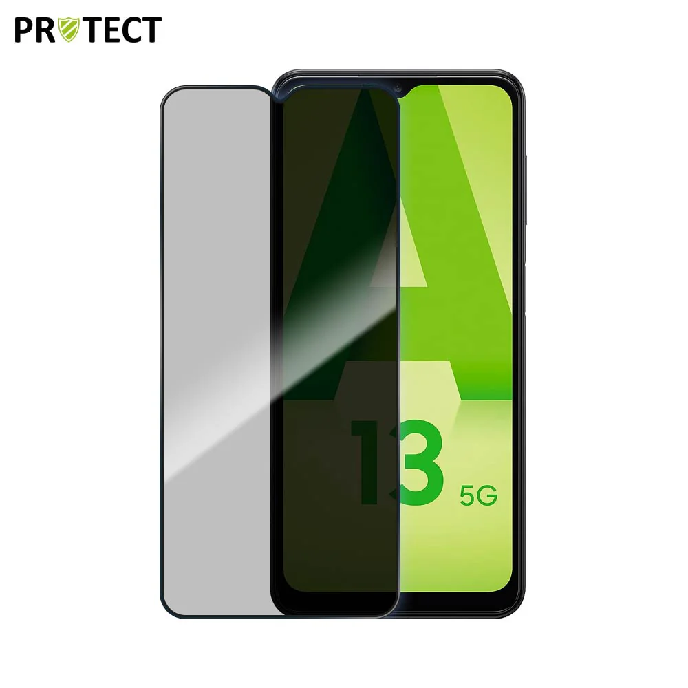 Verre Trempé PRIVACY PROTECT pour Samsung Galaxy A13 5G A136 / Galaxy A13 4G A135 Transparent