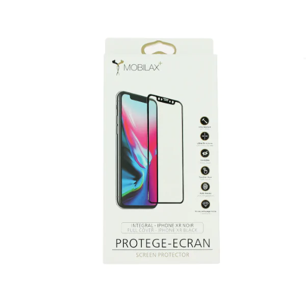 Verre Trempé Intégral PROTECT pour Apple iPhone 11 / iPhone XR Noir