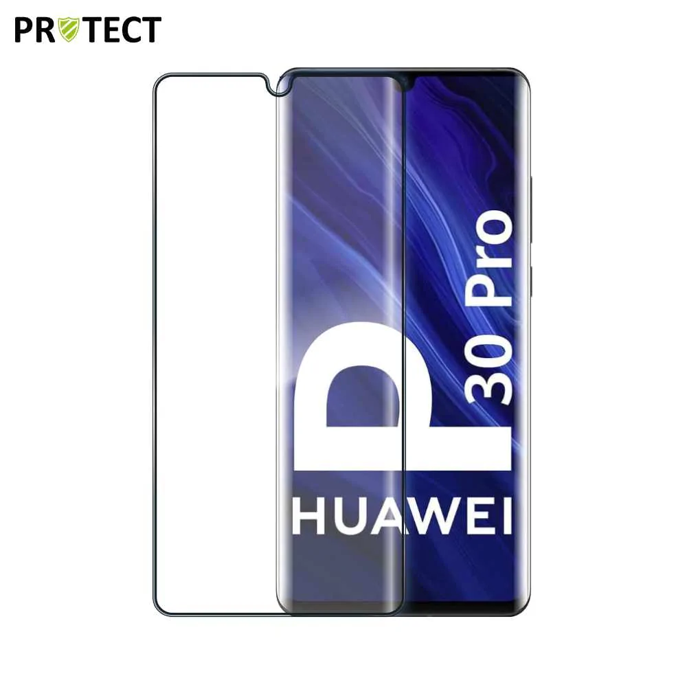 Verre Trempé Intégral PROTECT pour Huawei P30 Pro / P30 Pro New Edition Noir