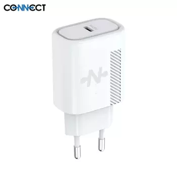 Chargeur Secteur Type-C CONNECT PD 3.0 20W Blanc