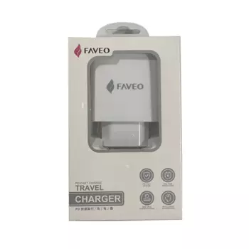 Chargeur Secteur Multi Faveo avec Indicateur de Charge AC / DC FLC-17 Blanc