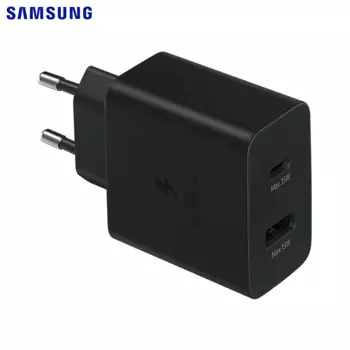 Chargeur Secteur Multi Samsung Duo (USB + Type-C) 35W EP-TA220NBEGEU Noir