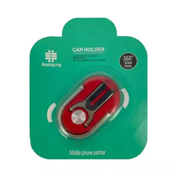 Bague Support Smartphone 360° Multifonction B359 Rouge