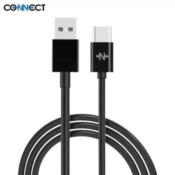 Câble Data USB vers Type-C CONNECT MC-CCN1 (1m) Noir