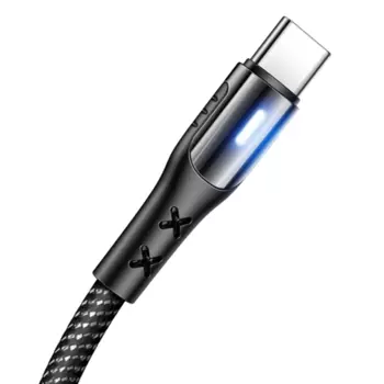 Câble Data USB vers Type-C Usams US-SJ321 U27 5A (0.5m) Noir