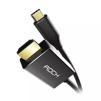 Câble Type-C vers HDMI Rock Converter II (1.8m) Noir