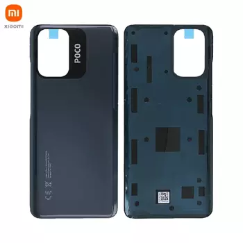 Cache Arrière Original Xiaomi Poco M5s 55050002LC9T Noir