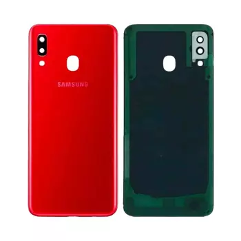 Cache Arrière Premium Samsung Galaxy A20 A205 Rouge