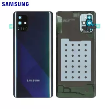 Cache Arrière Original Samsung Galaxy A71 A715 GH82-22112A Noir Prismatique