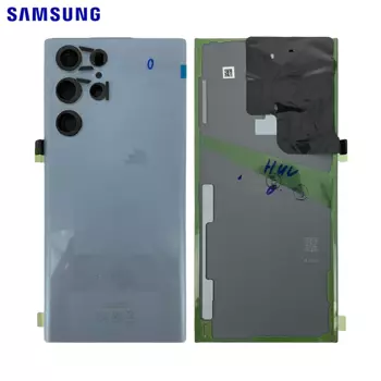 Cache Arrière Original Samsung Galaxy S22 Ultra S908 GH82-27457G GH82-27458G Bleu Ciel