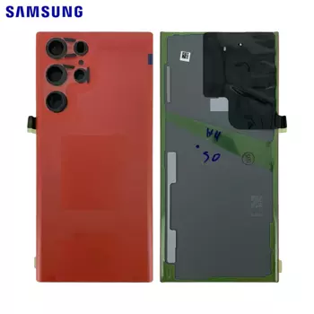 Cache Arrière Original Samsung Galaxy S22 Ultra S908 GH82-27457H GH82-27458H Rouge