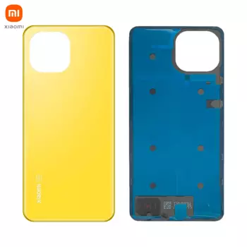 Cache Arrière Original Xiaomi Mi 11 Lite 5G 550500011S1L Jaune Citron