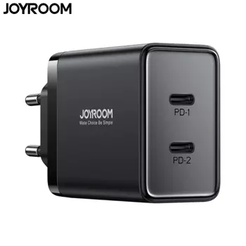 Chargeur Secteur Multi JOYROOM JR-TCF09 Double Type-C PD 40W Noir