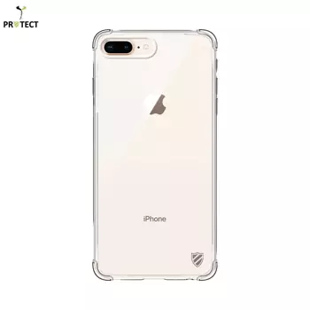 Coque Silicone Renforcée PROTECT pour Apple iPhone 7 Plus / iPhone 8 Plus Transparent
