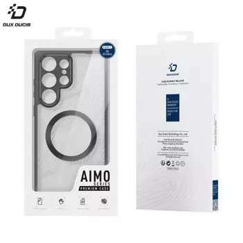 Coque de Protection Aimo Mag Dux Ducis pour Samsung Galaxy S23 Ultra 5G S918 MagSafe Noir