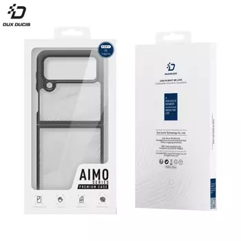 Coque de Protection Aimo Dux Ducis pour Samsung Galaxy Z Flip 4 5G F721 Noir