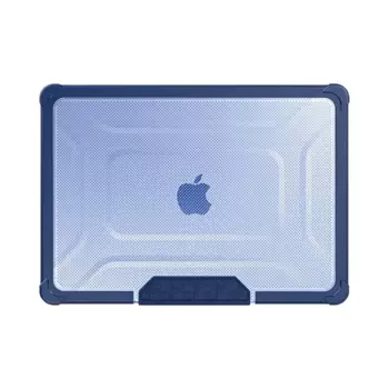 Coque de Protection Renforcée avec Support Apple MacBook Air 13" (2020) A2179 / MacBook Air 13" (Early 2019) A1932/MacBook Air 13" (2018) A1932/MacBook Air 13" (Late 2019) A1932/MacBook Air M1 13" (2020) A2337 Bleu Marine