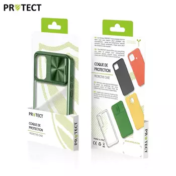 Coque de Protection IE027 PROTECT pour Samsung Galaxy A52 5G A526 / Galaxy A52 4G A525 Vert Foncé
