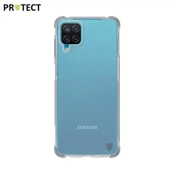 Coque Silicone Renforcée PROTECT pour Samsung Galaxy A12 A125 / Galaxy M12 M127 Transparent