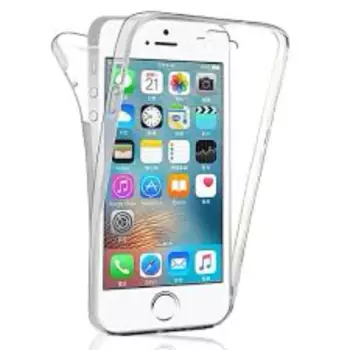 Coque Silicone 360° Apple iPhone 5 / iPhone 5S/iPhone SE (1er Gen) Transparent