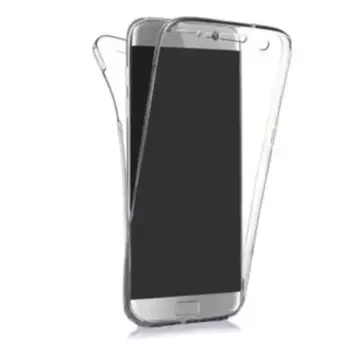 Coque Silicone 360° Samsung Galaxy S6 Edge G925 Transparent