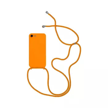 Coque Silicone avec Cordon Apple iPhone 7 / iPhone 8/iPhone SE (2nd Gen)/iPhone SE (3e Gen) (14) Orange