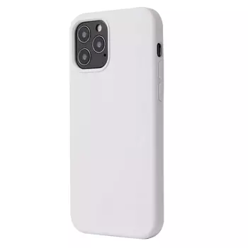 Coque Silicone Compatible pour Apple iPhone 12 / iPhone 12 Pro Blanc