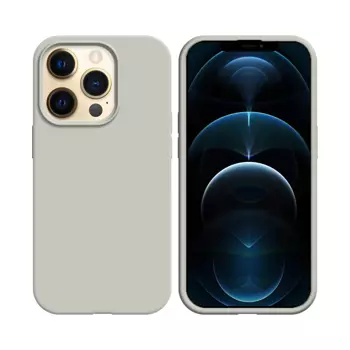 Coque Silicone Compatible pour Apple iPhone 12 / iPhone 12 Pro (#9) Blanc