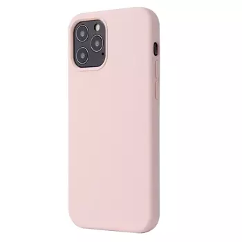 Coque Silicone Compatible pour Apple iPhone 12 Pro Max Rose Gold