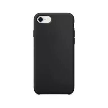 Coque Silicone Compatible pour Apple iPhone 7 / iPhone 8/iPhone SE (2nd Gen) /18 Noir