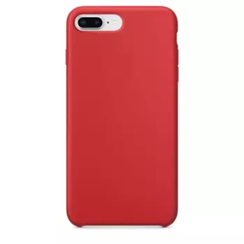 Coque Silicone Compatible pour Apple iPhone 7 Plus / iPhone 8 Plus /14 Rouge