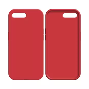 Coque Silicone Compatible pour Apple iPhone 7 Plus / iPhone 8 Plus (#14) Rouge