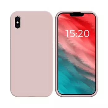 Coque Silicone Compatible pour Apple iPhone XS Max (#19) Rose Gold
