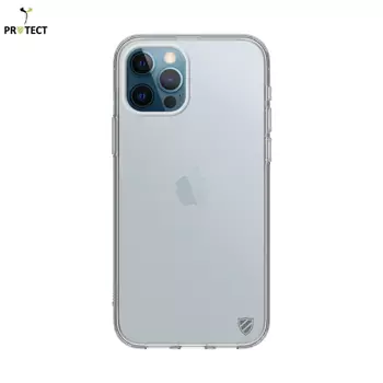 Coque Silicone PROTECT pour Apple iPhone 12 Pro Max Transparent