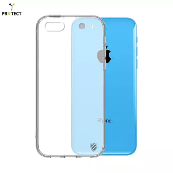 Coque Silicone PROTECT pour Apple iPhone 5C Transparent